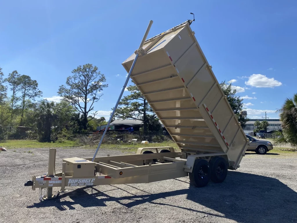 telescopic dump trailers