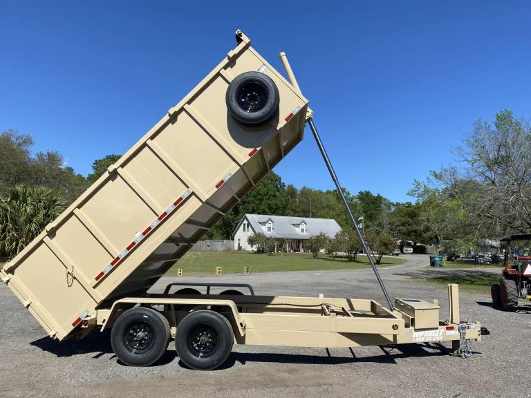 telescopic hydraulic dump trailer