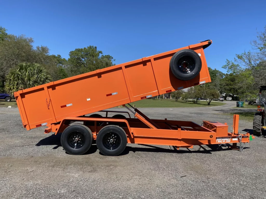 Dual Axle dump trailer