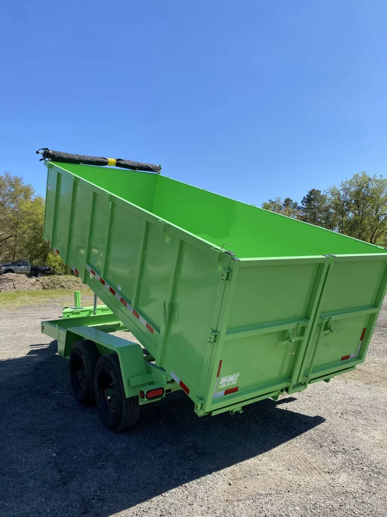 telescopic dump trailer