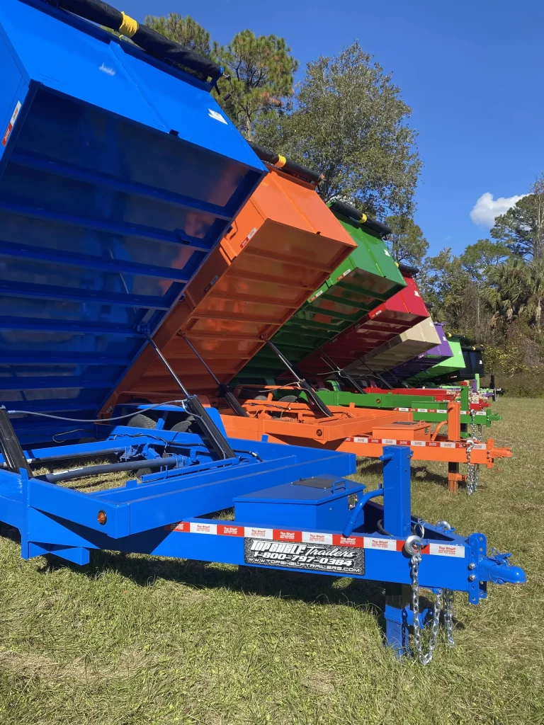 Dump Trailer With Free Color Option