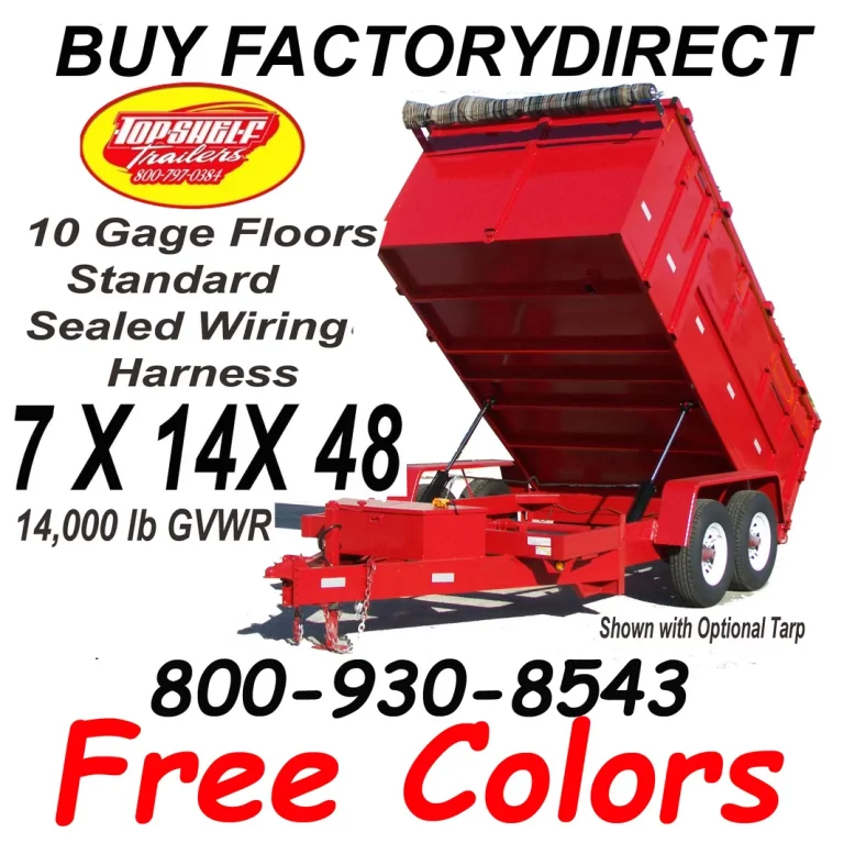 7×14 Dump Trailers