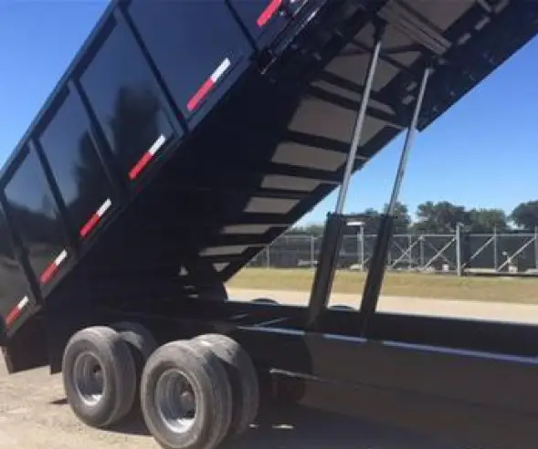 telescopic dump trailers for sale