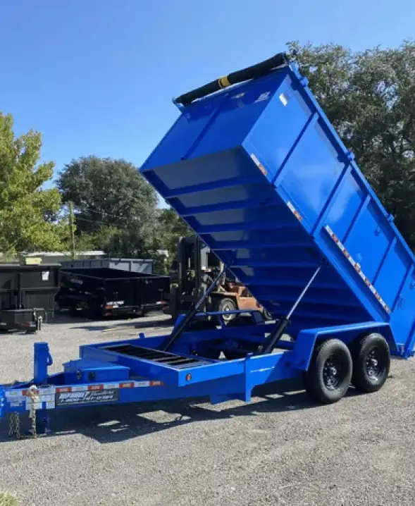 telescopic hydraulic dump trailer