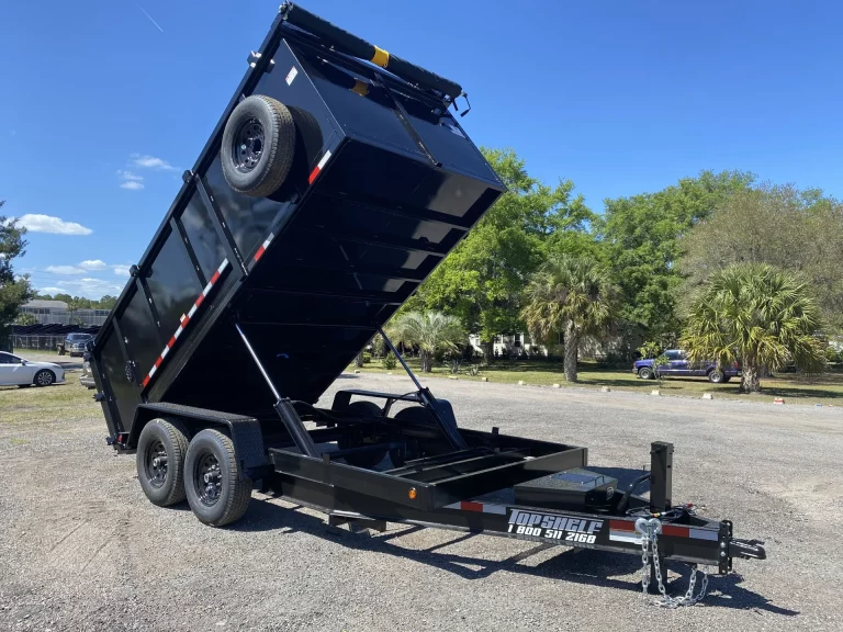 hydraulic dump trailer