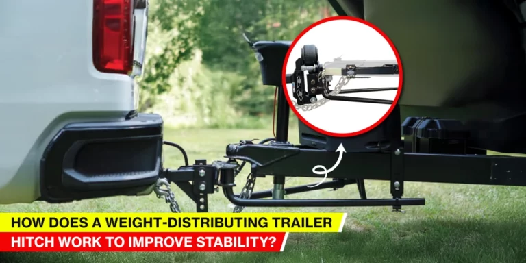 How Does a Weight-Distributing Trailer Hitch Work | Top Shelf Trailers How Does a Weight-Distributing Trailer Hitch Work